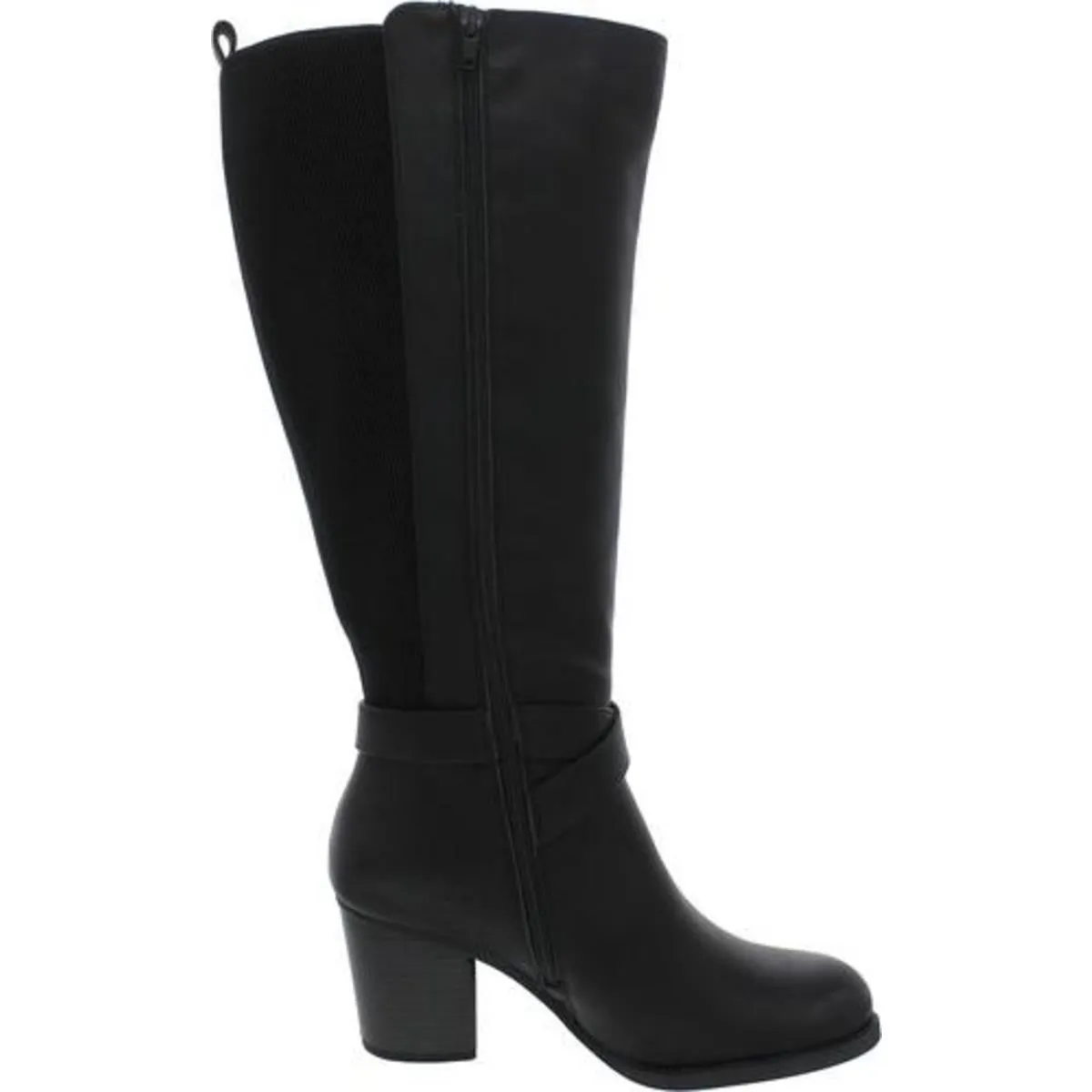 Womens Faux Leather Tall Knee-High Boots