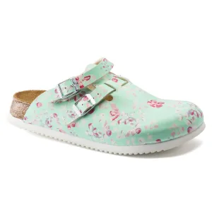 Women's Kay Professional Clog - Narrow Width In Flower Field Mint