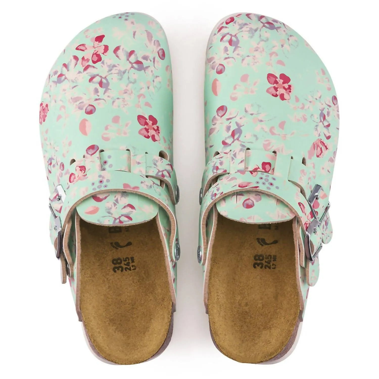Women's Kay Professional Clog - Narrow Width In Flower Field Mint