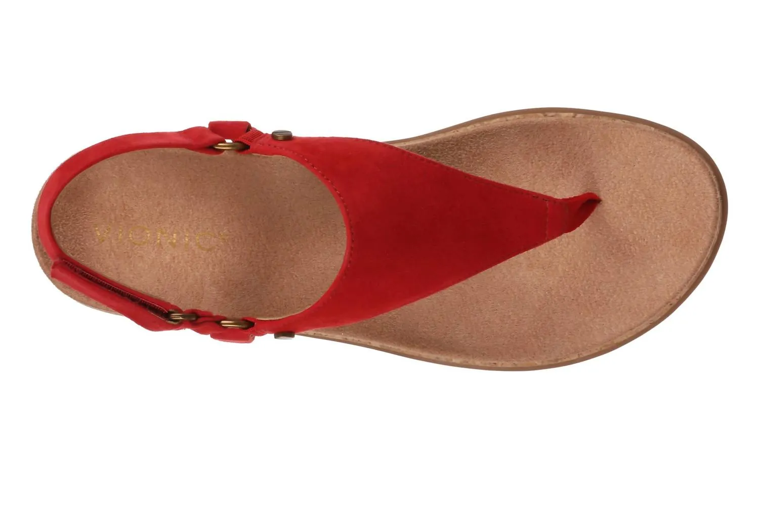 Women's Kirra Toe Post Walking Sandal In Red