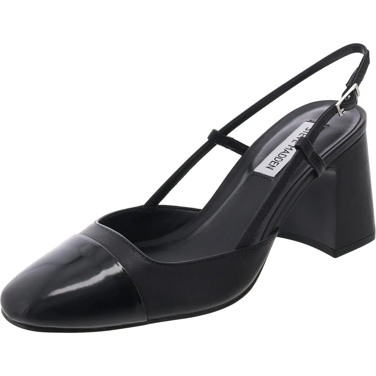 Womens Leather Ankle Strap Pumps