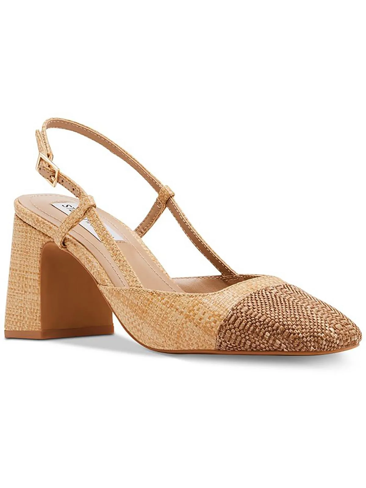 Womens Leather Ankle Strap Pumps