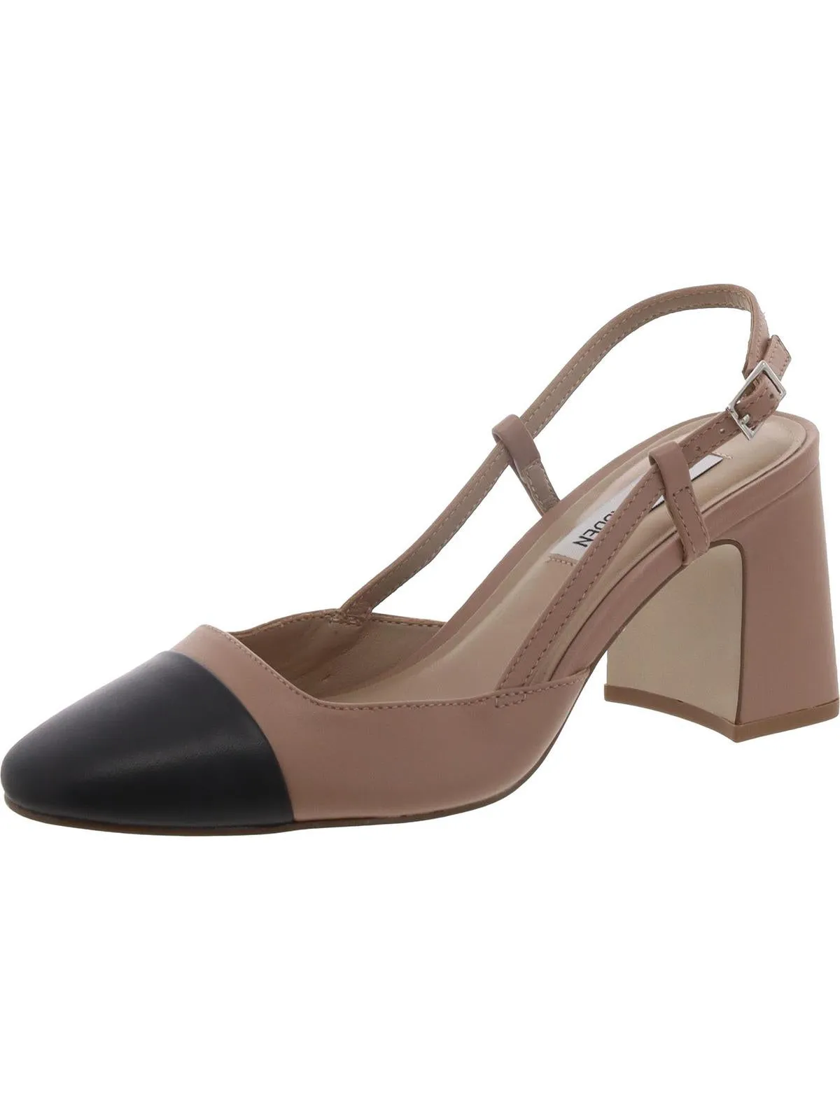 Womens Leather Ankle Strap Pumps