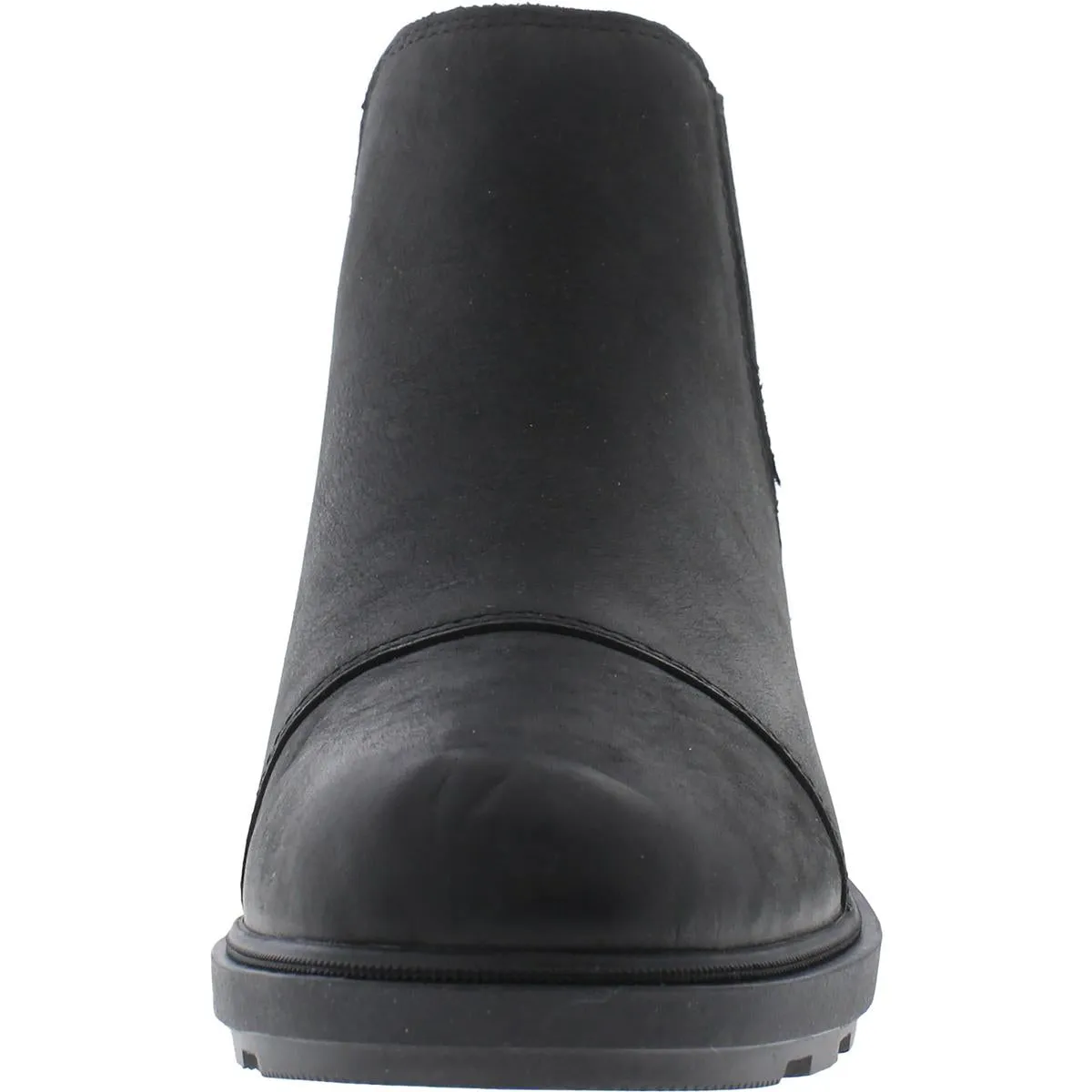 Womens Leather Flat Ankle Boots