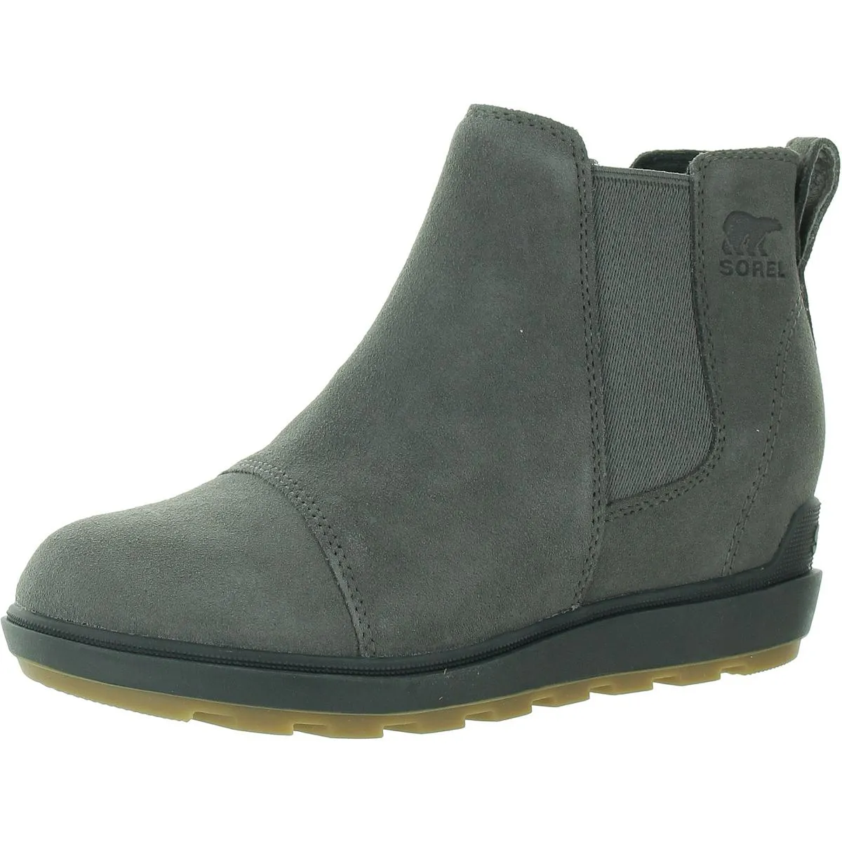 Womens Leather Flat Ankle Boots
