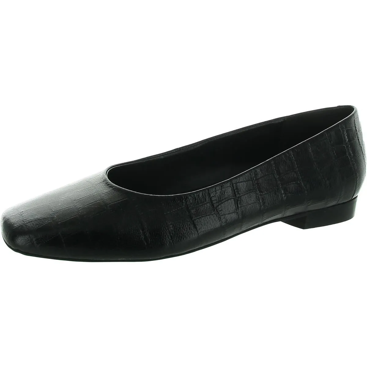 Womens Leather Flat Shoes