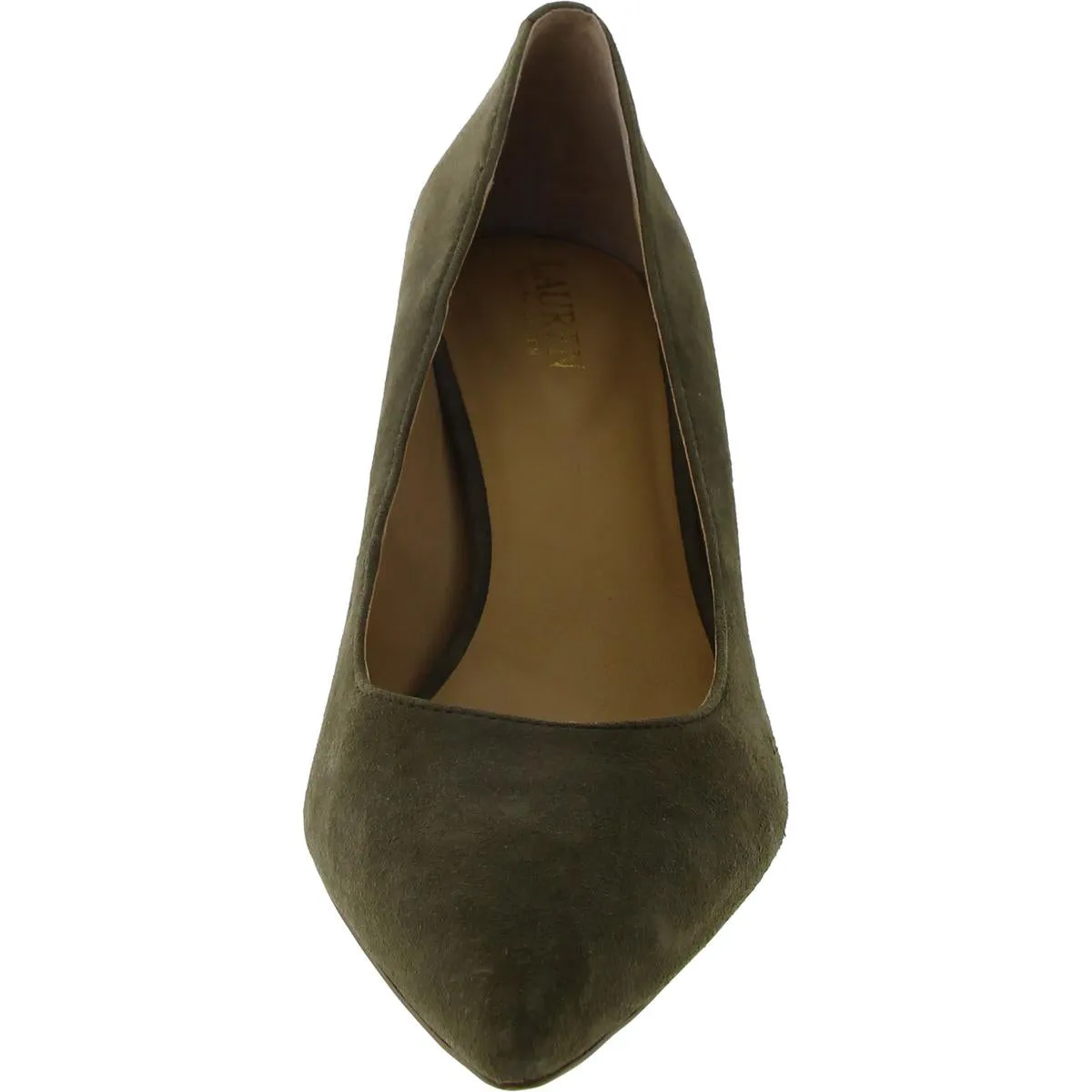 Womens Leather Floral Pumps