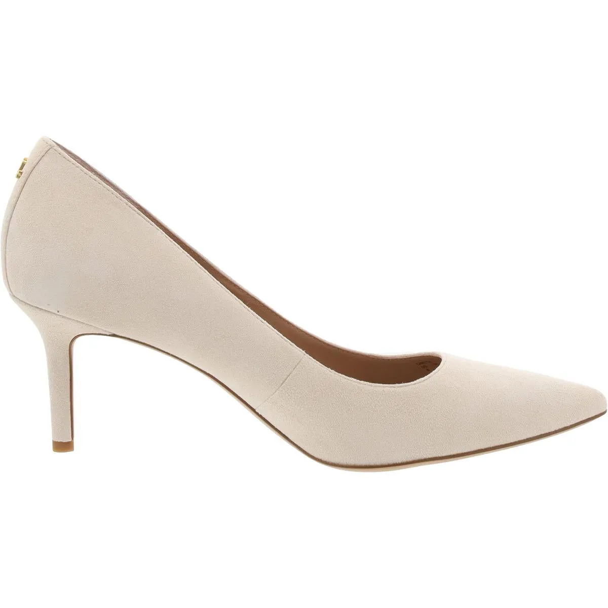 Womens Leather Floral Pumps