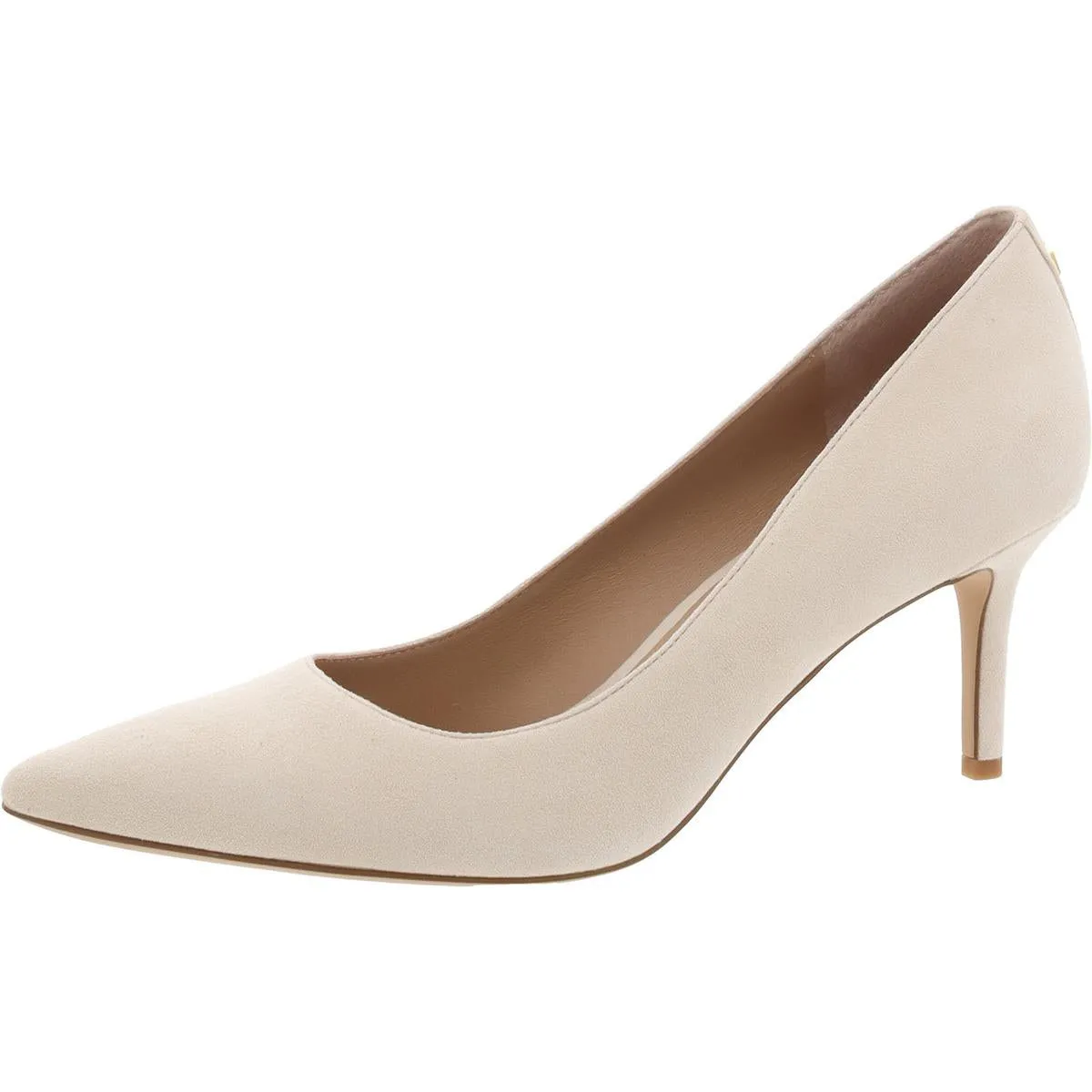 Womens Leather Floral Pumps