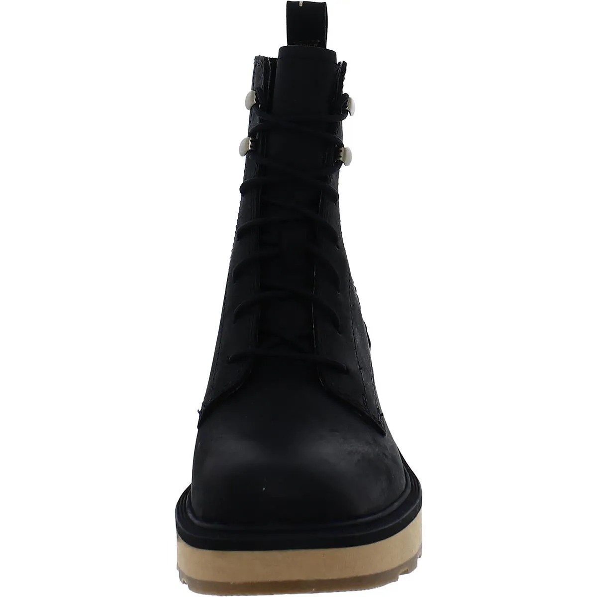 Womens Leather Lace Up Ankle Boots