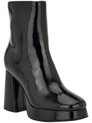 Womens Man Made Platform Bootes Ankle Boots