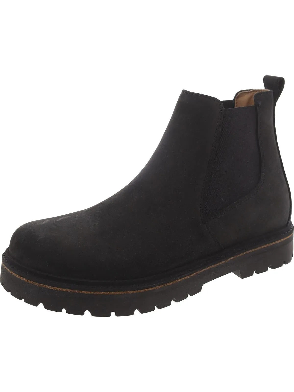 Womens Nubuck Ankle Chelsea Boots