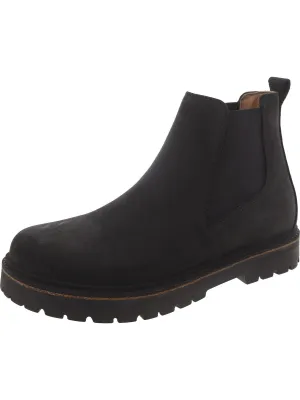Womens Nubuck Ankle Chelsea Boots