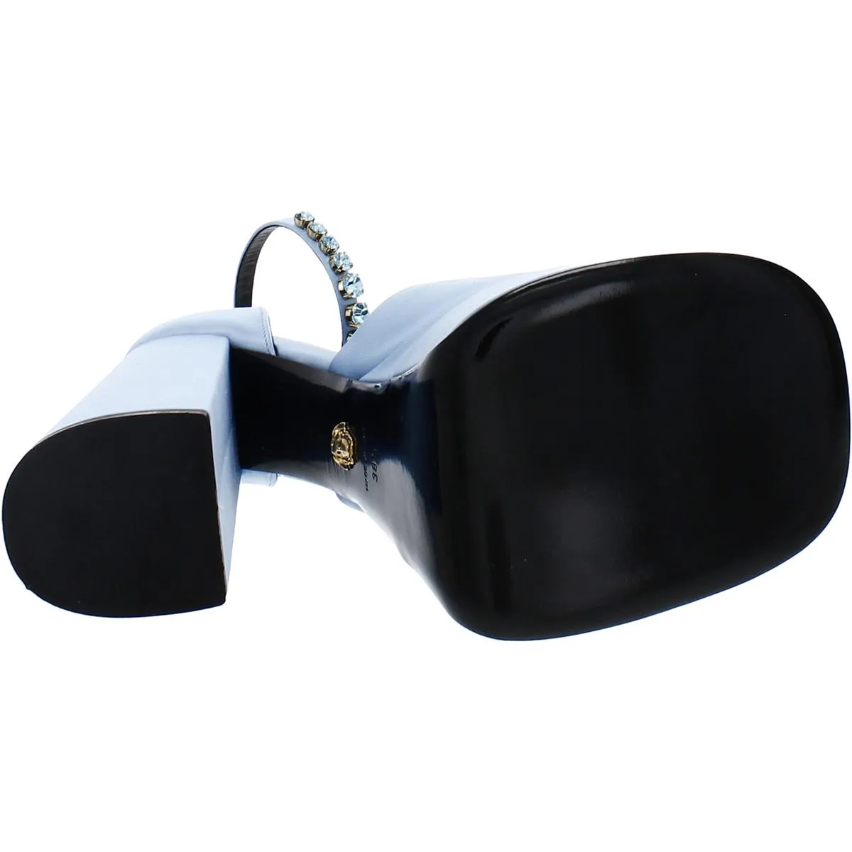 Womens Satin Ankle Strap Heels