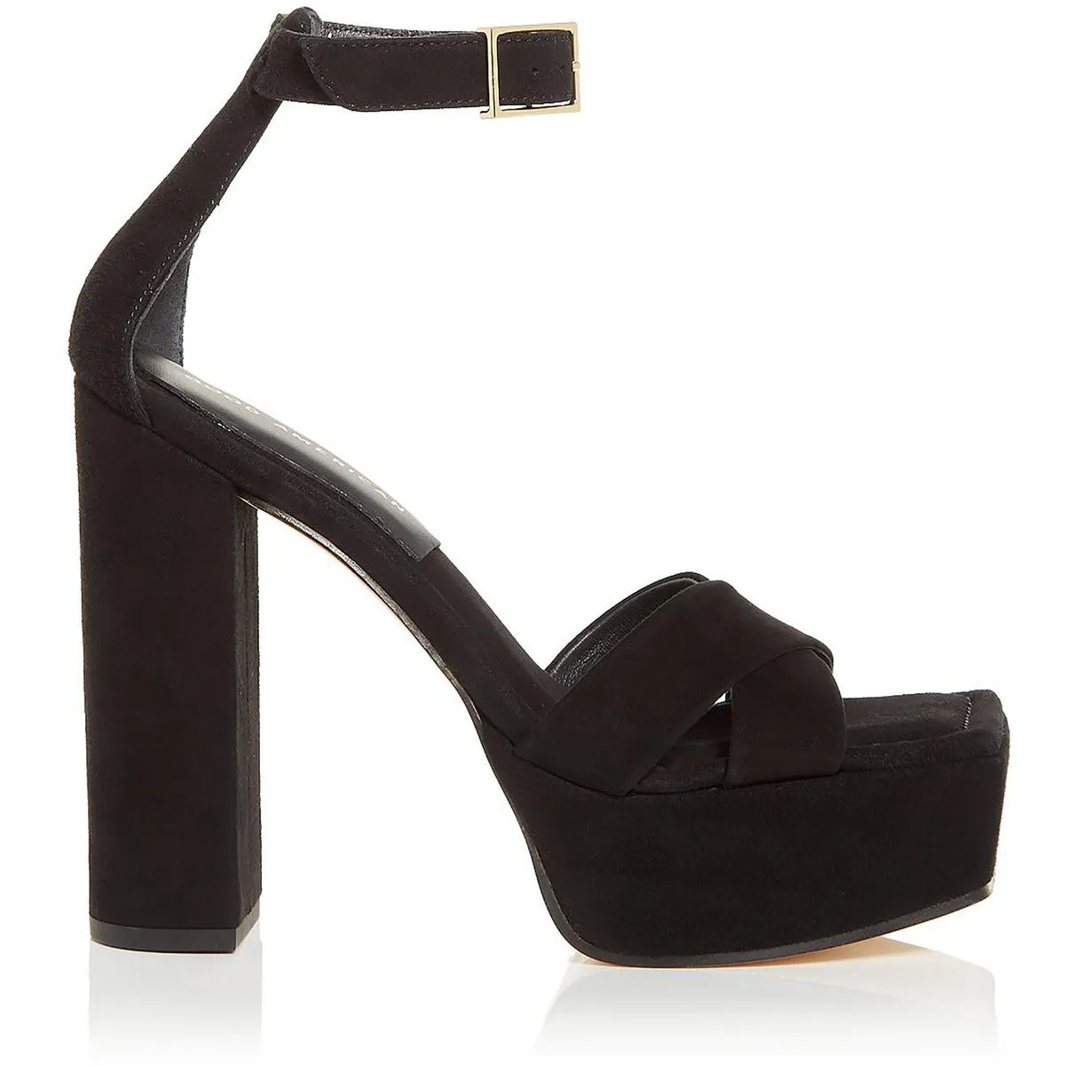 Womens Suede Dressy Ankle Strap