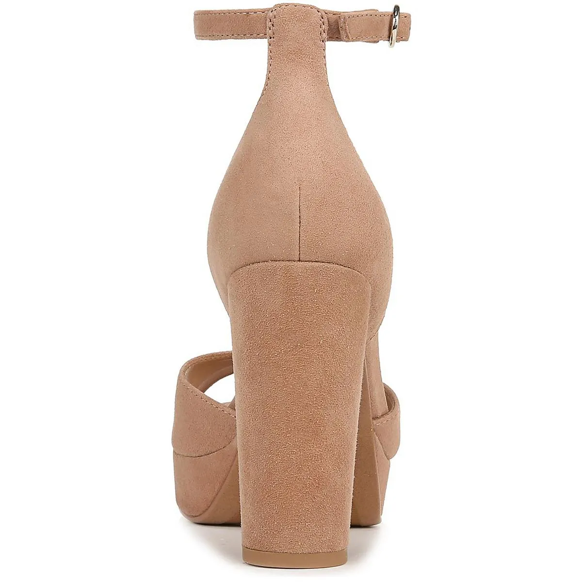 Womens Suede Open Toe Ankle Strap