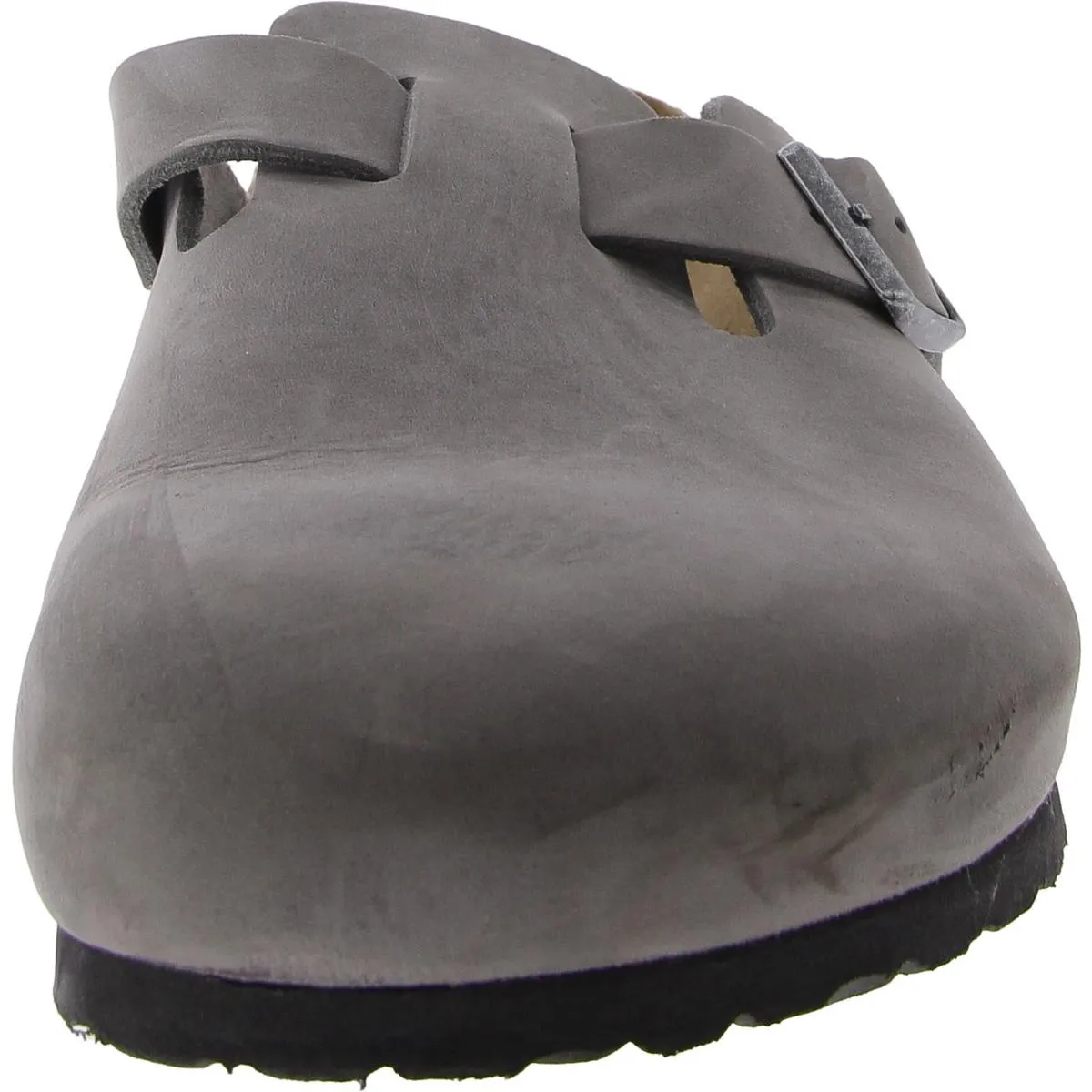 Womens Suede Shearling Lined Slide Sandals