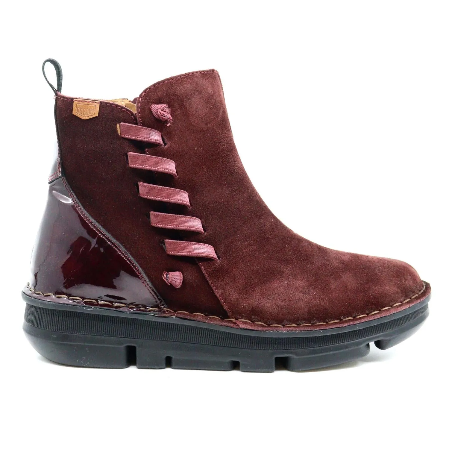 Women's Touch Ribbon Boot In Bordo