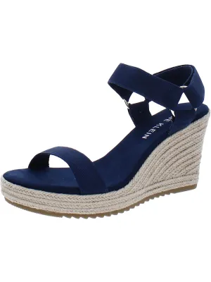 Wren Womens Wedge Ankle Strap Espadrilles