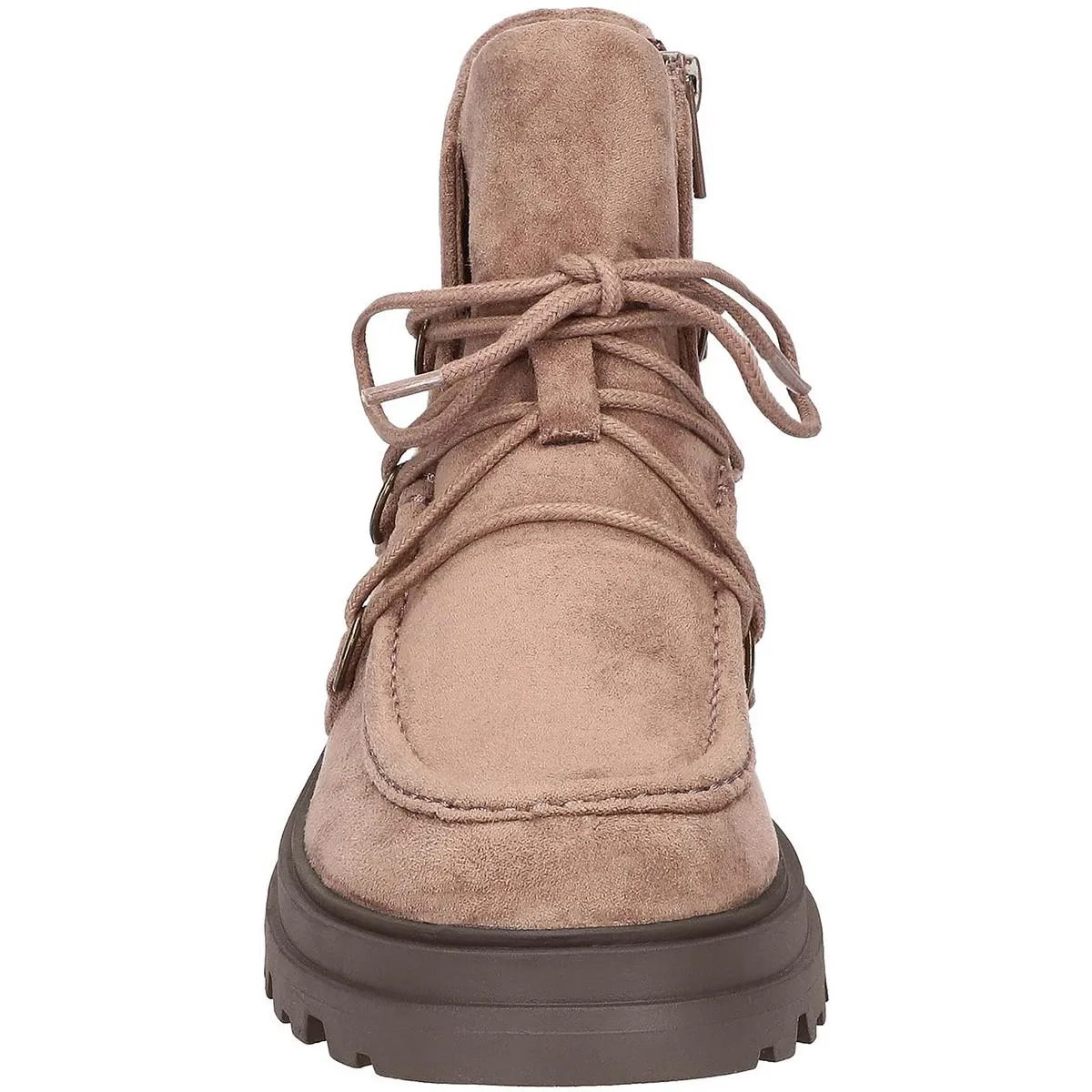 XANDY Womens Manmade Faux Leather Ankle Boots