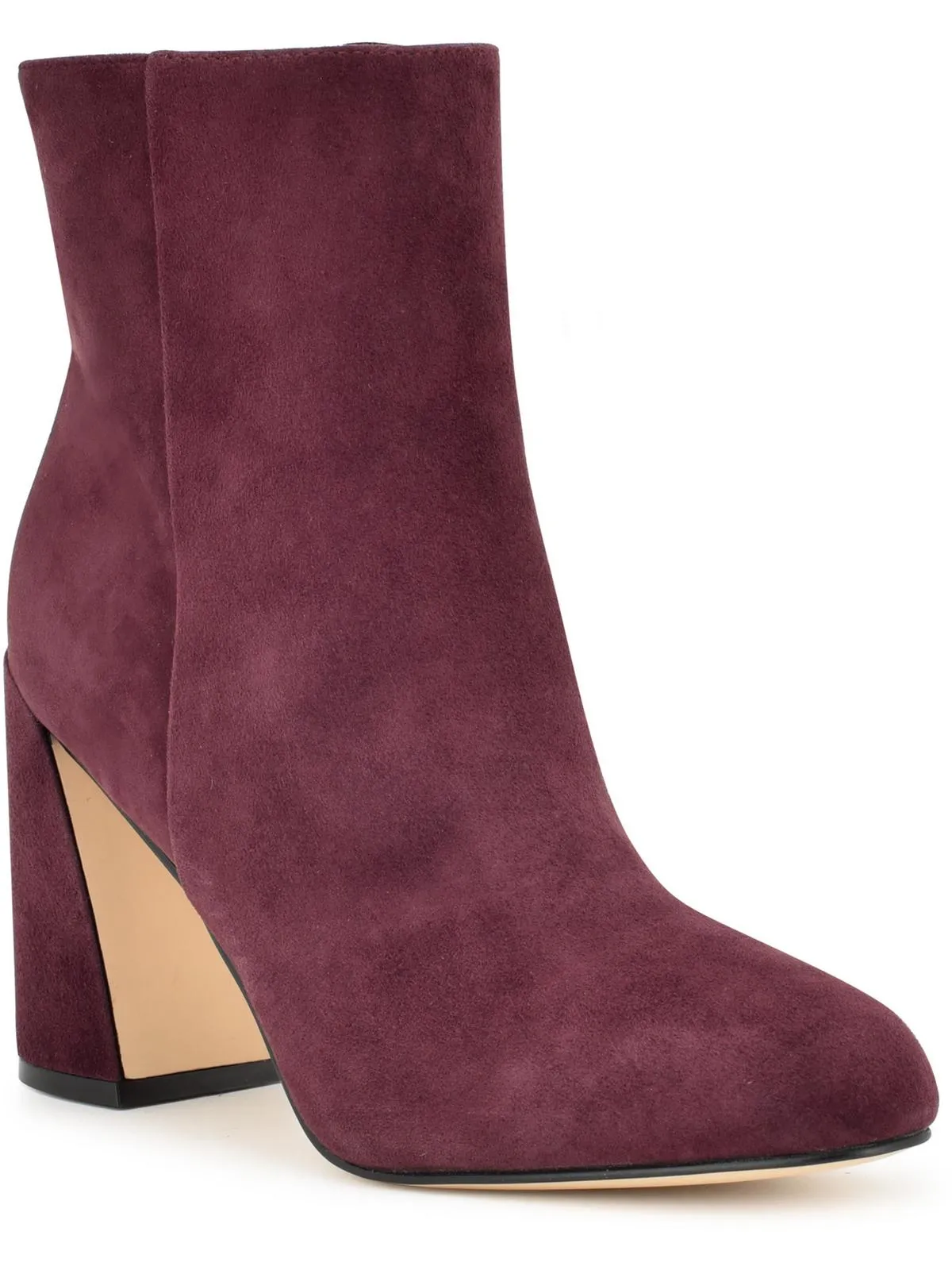 YAST Womens Leather Suede Ankle Boots