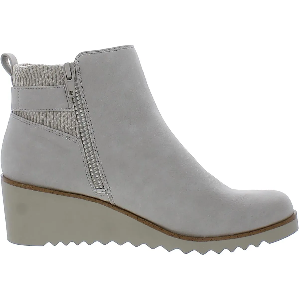 Zayne Womens Faux Leather Comfort Booties